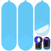 Mysora 48-pack glue board refills for 4.33 inch traps, ready for year-round fly control.