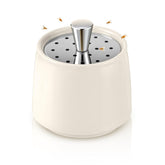 Mysora ceramic fruit fly trap jar on counter attracts flies for a clean kitchen.