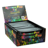 Mystical Fire Plus color packets illuminate a campfire with rainbow flames.