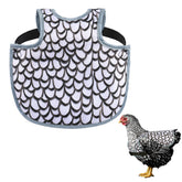 MYWSN chicken saddle back protector white close-up