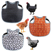 MYWSN chicken saddle back protector in use, guarding hens from pecking