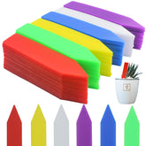 Mziart plant tags multicolor 4inch displays organized labeling for seedlings and herbs