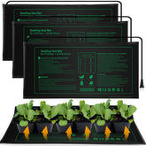 Nacaro Seedling Heat Mat 3-Pack under seedling tray for even warmth
