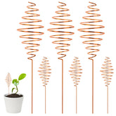 NACHLYNN copper electroculture stake 6-pack ready for garden deployment to support multiple plants