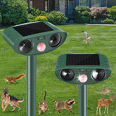 Nacoman cat repellent outdoor guards the garden from wandering felines.