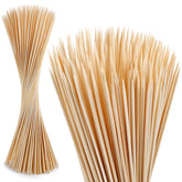 NadaKin bamboo roasting sticks in clear packaging for quick campsite prep.
