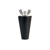 NaFurAhi 1-5 tapered expansion plug close-up with stainless wings for durable pool plumbing