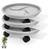 Nagpew plant caddy with 12-inch round dolly, sturdy for large pots