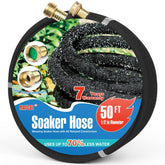 Naicet soaker hose 50ft delivers even watering to garden beds