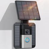 NANW solar charger for Ring doorbell 3 in bright sunlight.