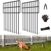 NANYEZH 25-panel garden fence assembly showing modular setup for flexible yard boundaries.