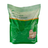 NAOUTHLY bulk dried mealworms 10lb bag front view for poultry protein