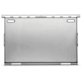Napoleon full-size stainless griddle on Prestige grills for even searing and versatile meals.