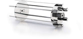 Napoleon Rotisserie Shish-Kebab Wheel assembly showing chrome skewers ready for grilling