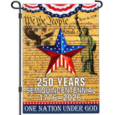NASIAN 250-year anniversary flag front view for outdoor decor