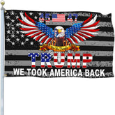NASIAN Patriotic 2025 flag on front yard boosts curb appeal with bold colors