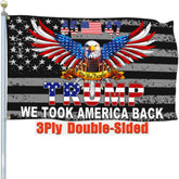 NASIAN patriotic flag with eagle design for outdoor display, durable colors.