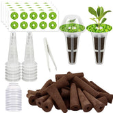 Natalolo 105-seed pod kit for Aerogarden with reusable components supports easy seed germination.