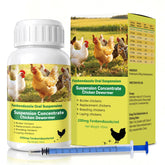 Nathuar dewormer bottle shown for easy poultry dosing.