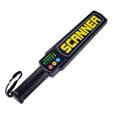 Natotinorch metal detector wand with rechargeable battery for long-lasting inspections