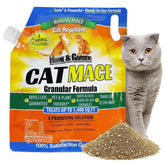 Nature's MACE cat mace granules protect flower beds from digging.