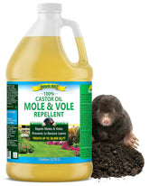 Nature's MACE Mole and Vole Mace bottle label for lawn protection