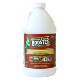 Nature's Wonder bottle pour demonstrates simple liquid application for soil conditioning.