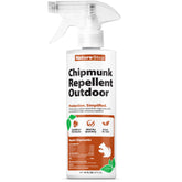NatureStop Chipmunk Repellent Spray bottle pour demonstrates outdoor protection benefits