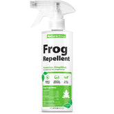 NatureStop Frog Repellent Spray bottle for outdoor use and deterrence.
