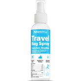 NatureStop Travel Bug Spray 3oz bottle front view for on-the-go protection.