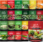 NatureZ Edge 20-variety seed pack front view for diverse, bountiful harvests.