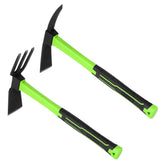 NAUKII 2pc garden hoe set with ergonomic handles enhances comfort and control