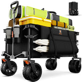 Navatiee big wheels collapsible wagon ideal for beach gear transport.