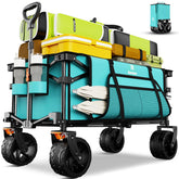 Navatiee big wheels collapsible wagon for easy storage and transport.