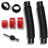 NBPLUS rain barrel connector kit creates a leak-free join for expanded water storage.