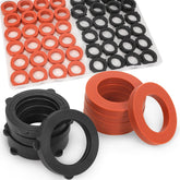 NBRINGO 112-pc garden hose washers kit for durable, leak-free seals.