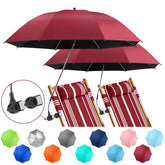 NBtoUS 2-pack chair umbrella clipped to a chair for quick shade