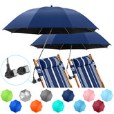 NBtoUS chair beach umbrella clip attachment secures shade on outdoor chairs