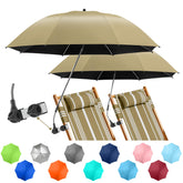 NBtoUS chair umbrella clip-360-angle provides versatile shade for all seating positions.