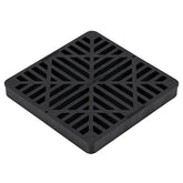 NDS 980G square catch basin grate with diamond design protects drainage from leaves while allowing water to pass.