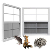NeatiEase 30x36 tempered-glass shed window gleams with daylight and wind resistance