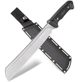 NedFoss 16-inch machete blade in D2 steel for rugged cutting tasks.