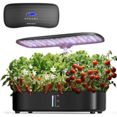 NEEWER Basics HGS01 LED light panel boosts indoor herb growth with full-spectrum LEDs.