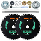 NeJesZoe blades assembly kit image showing two blade sets for easy replacements.