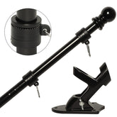 NELXINJO 6ft stainless flag pole kit for exterior mounting.