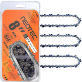 NEO-TEC DeWalt pole saw chain 8 inch, 3/8 LP, .043 gauge for clean cuts