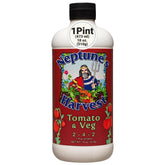 Neptune's Harvest organic tomato and vegetable fertilizer bottle for healthy growth