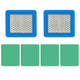 Nerans 491588S air filter close-up showing Briggs & Stratton compatibility
