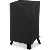NettyPro electric smoker cover front view protects Masterbuilt smoker from sun and rain.