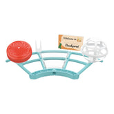 NETVUE Birdfy Pro Perch suet-ball extension attracts woodpeckers and chickadees.
